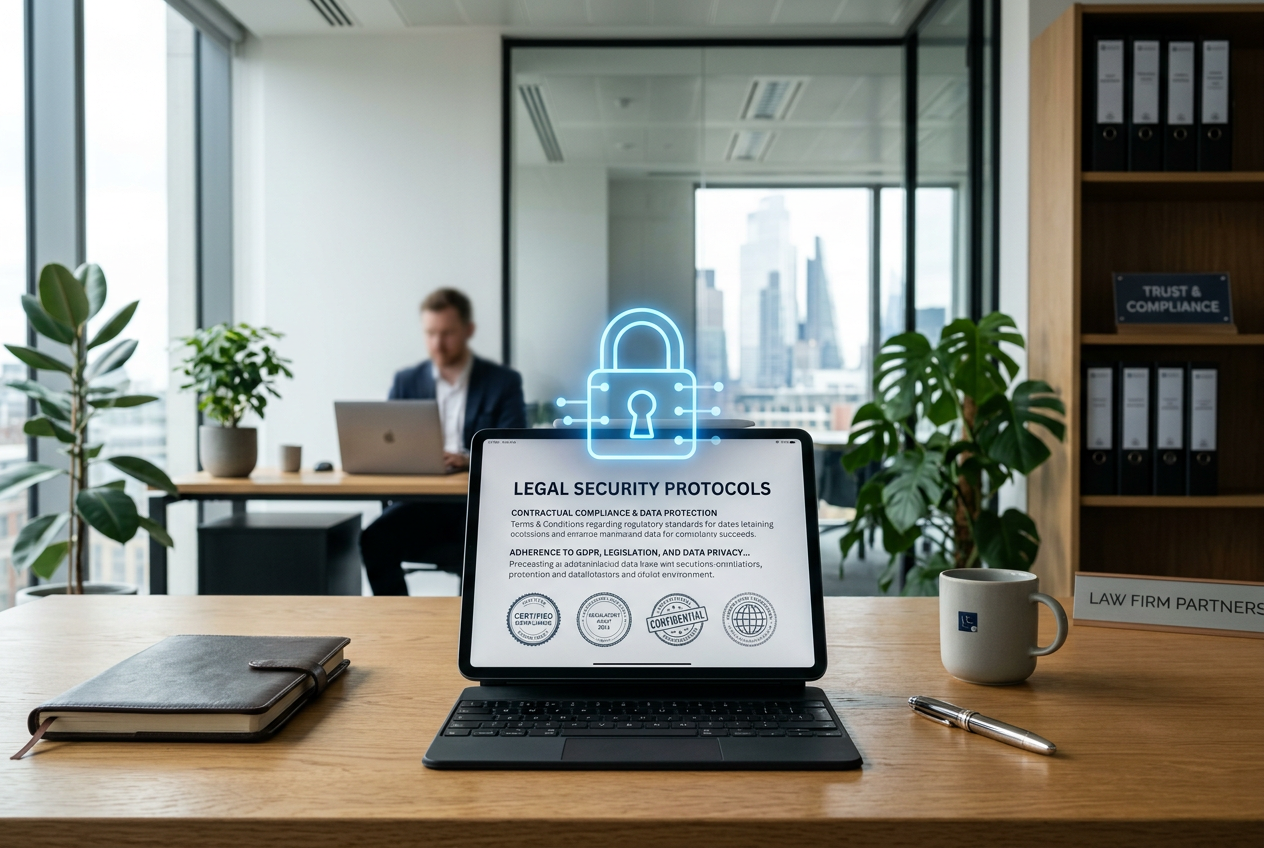 A digital padlock and official documents representing casino regulation